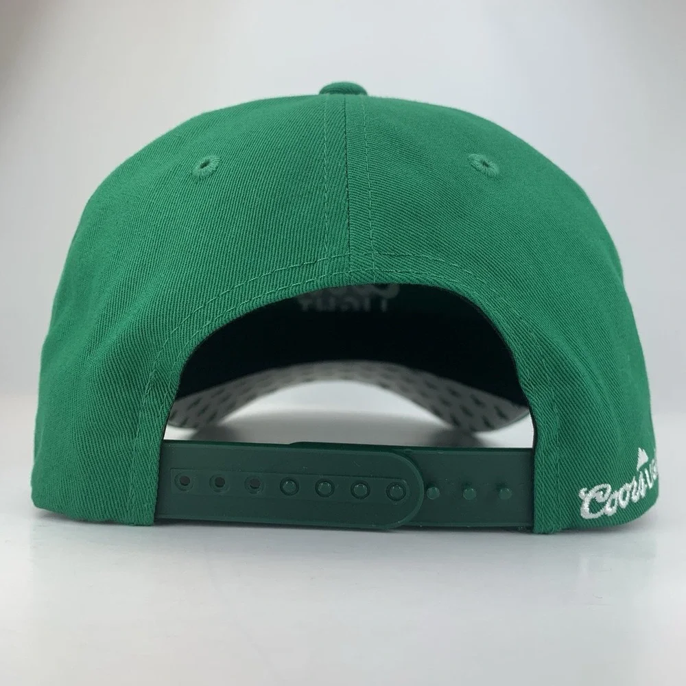 Coors Light Green Hat Shamrock St Patrick's Day Adjustable Cotton Baseball Cap
